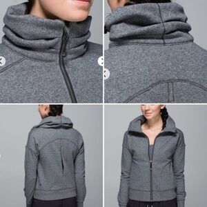 Lululemon Hug It Out Jacket Gray 2 Athleisure Yoga Lounge Casual